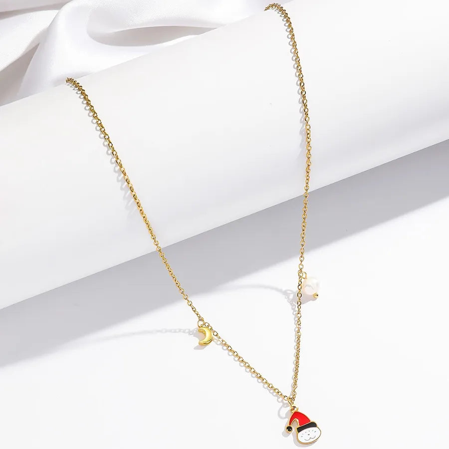 Elegant Freshwater Pearl Christmas Necklace