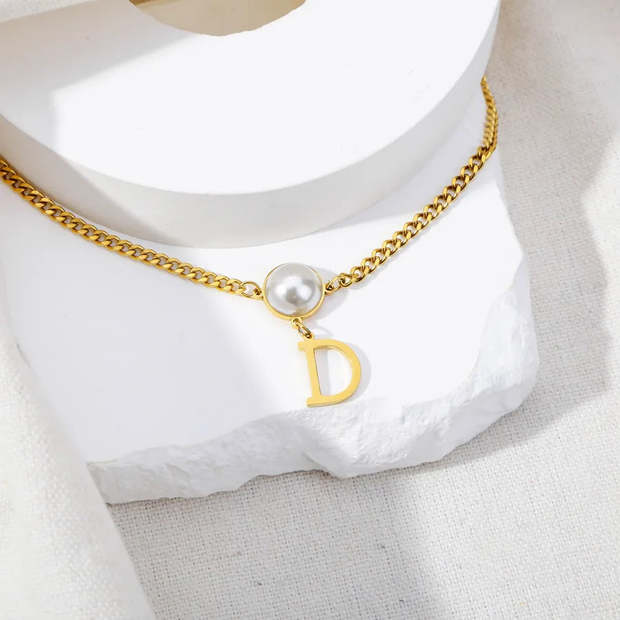 Gold Heart Stainless Steel Necklace