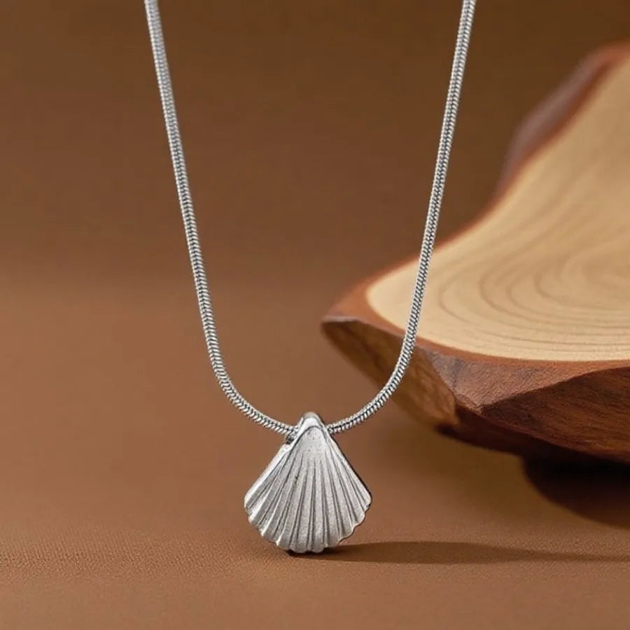 Titanium Steel Heart Pendant Necklace