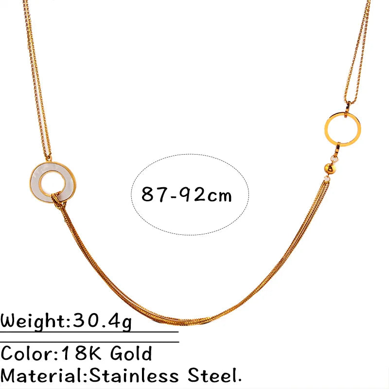 Boho Multi-Layer Gold Shell Necklace