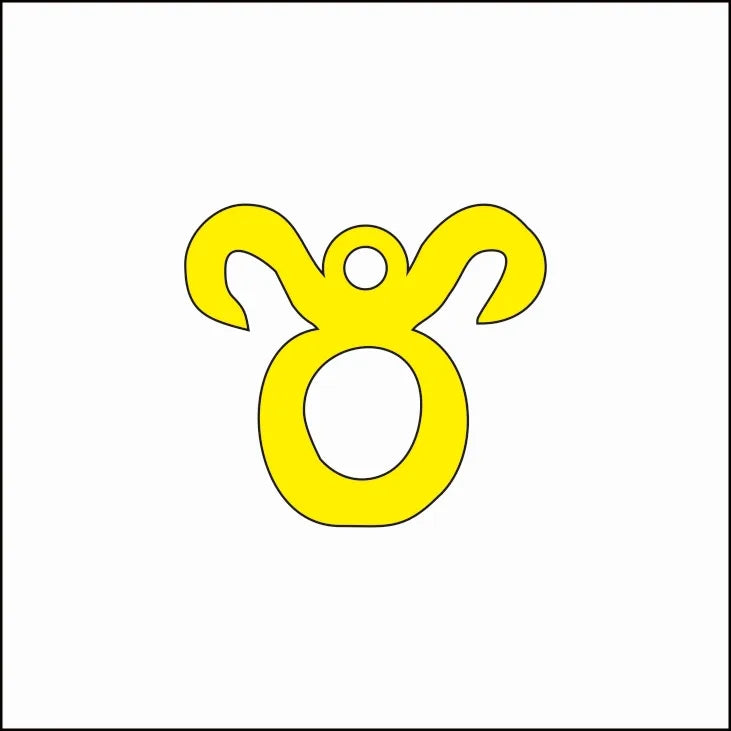 18K Gold Zodiac Pendant Necklace – Waterproof Steel 45+5cm Gold Taurus