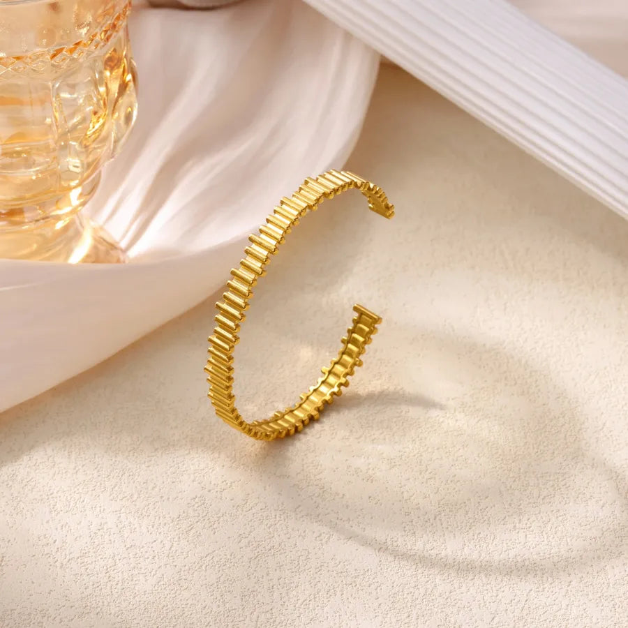 Gold Heart & Cross Mesh Bracelet for Women