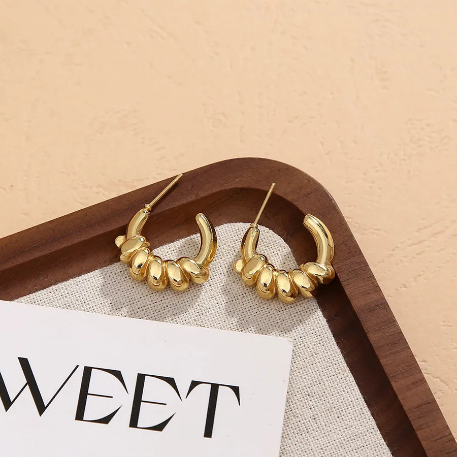 Twisted Titanium Steel Ear Cuff Earrings