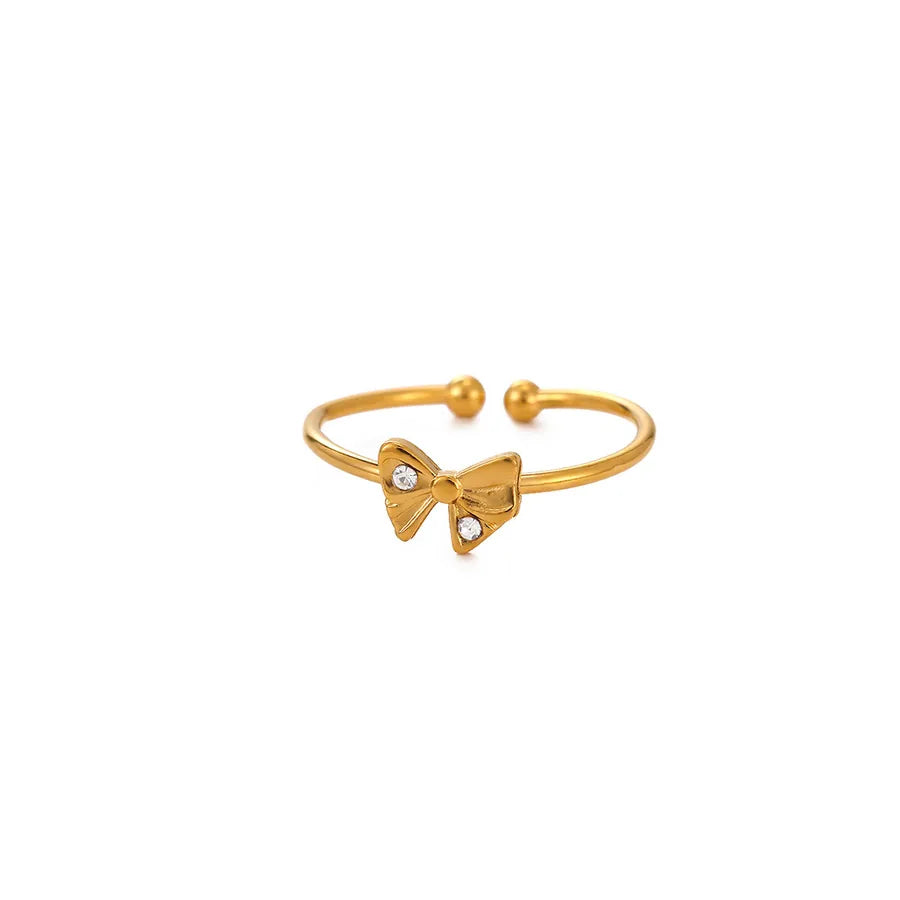 Elegant Butterfly Knot Adjustable Ring