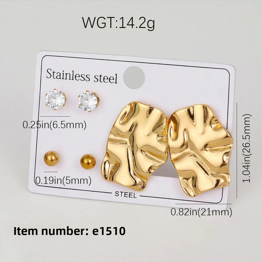 Butterfly Knot Geometric Stud Earrings E-1510