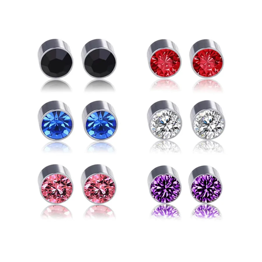 Magnetic Clip-On Geometric Ear Studs