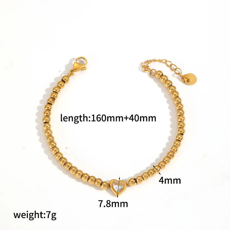Heart-Shaped Zirconia Tennis Bracelet for Women TB5156–HT