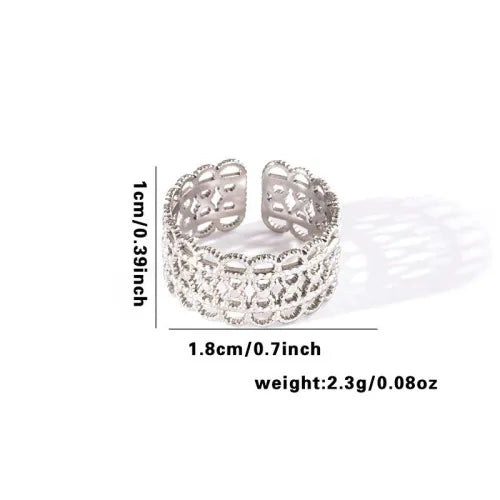 Titanium Steel Fish Tail Ring for Women