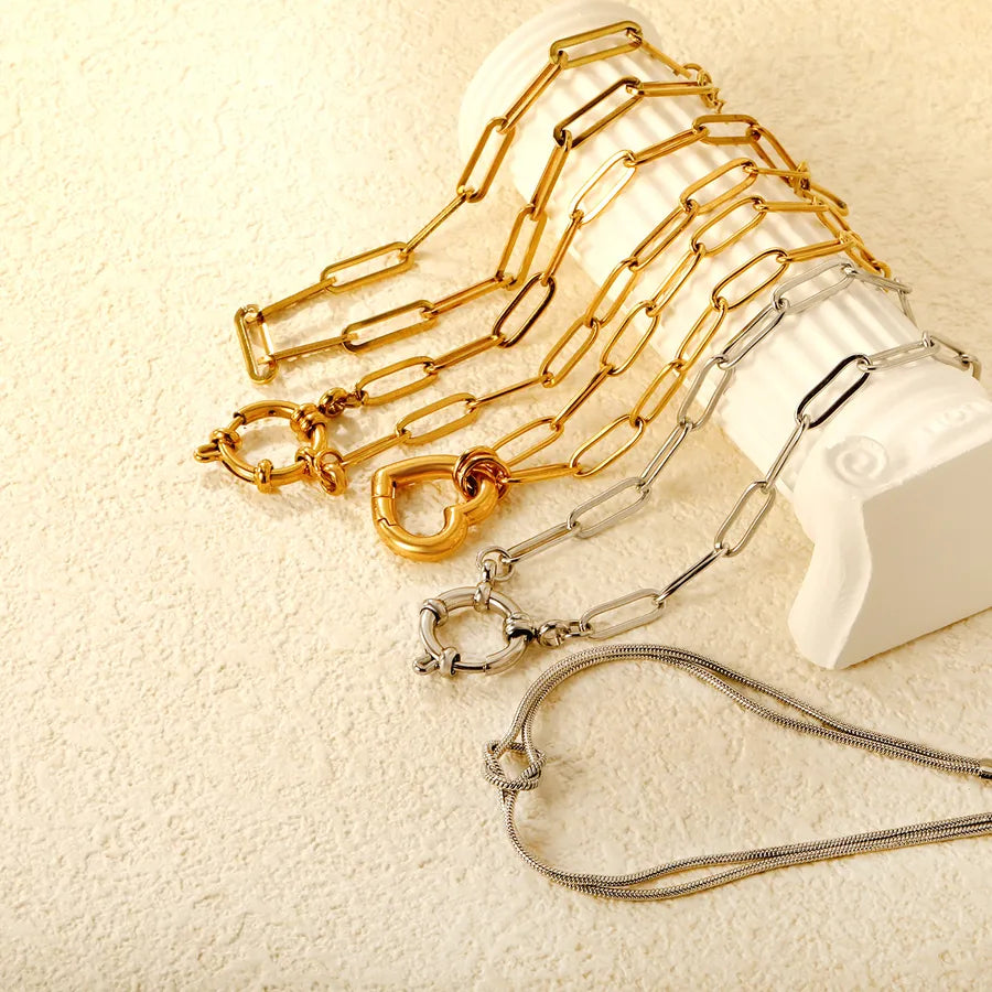 Heart Lock Stainless Steel Bracelet