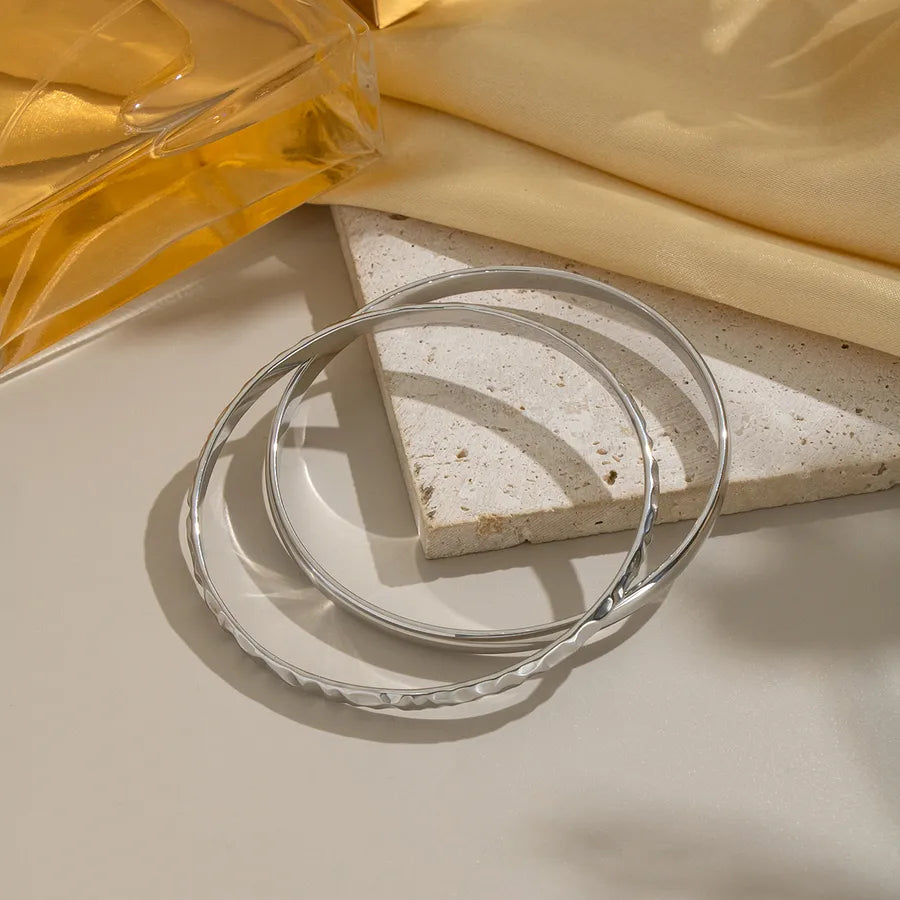 18K Gold Plated Geometric Stainless Steel Bracelet