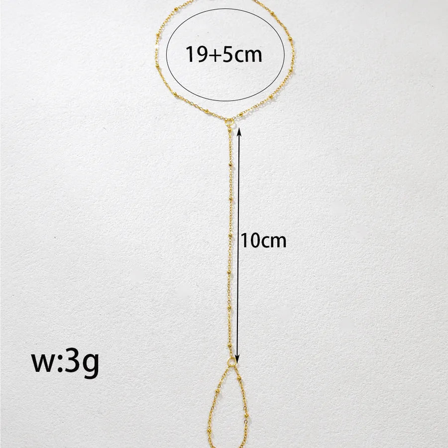 18K Gold Plated Stainless Steel Hip-Hop Bracelet