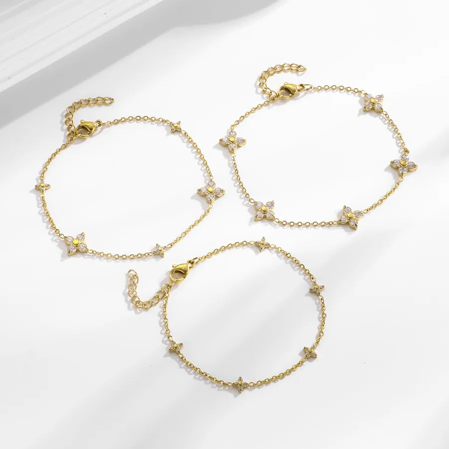 Four Leaf Clover Starry Sky Bracelet