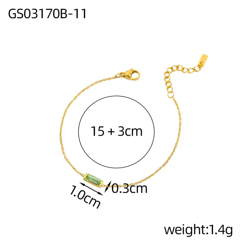 18K Gold Plated Geometric Titanium Necklace One Size GS03170B-11 9*9*1