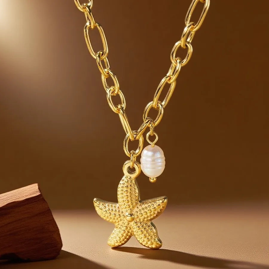 Titanium Steel Heart Pendant Necklace