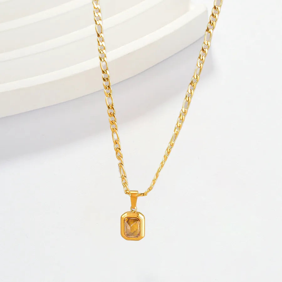 Titanium Steel Heart Pendant Necklace