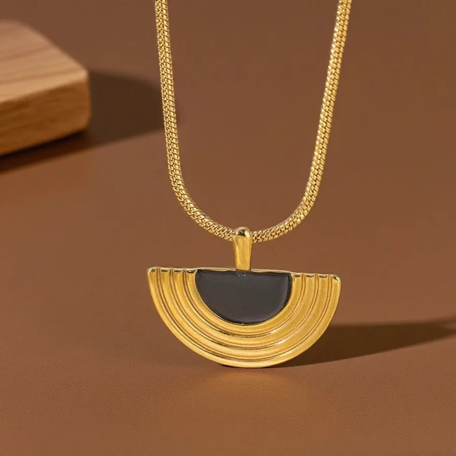 Titanium Steel Heart Pendant Necklace