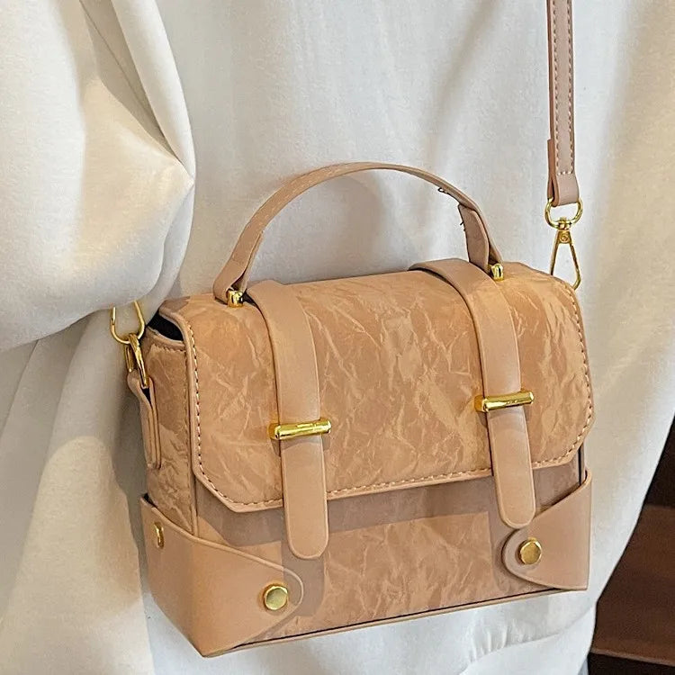 Vintage Square Crossbody Handbag – Autumn Edit - Smiling Maria - Everything For Women