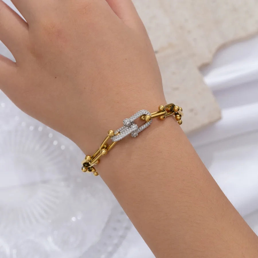 18K Gold Plated U-Shaped Jewelry Set