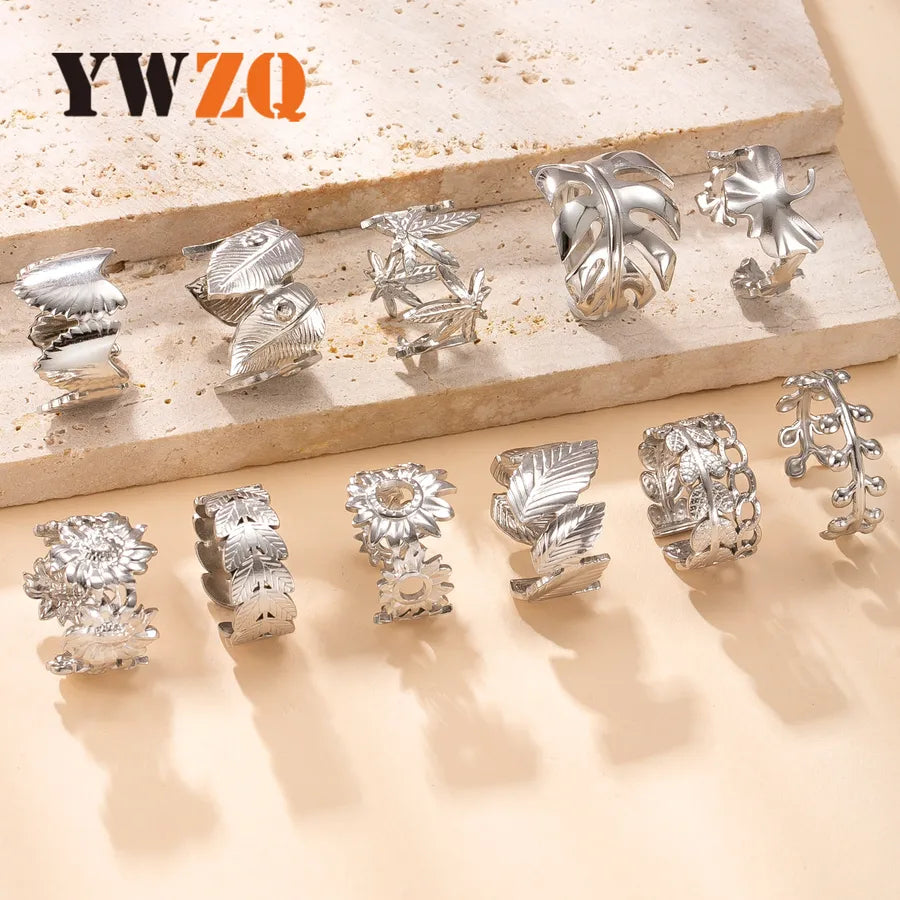 Geometric Open Ring in 304 Stainless Steel