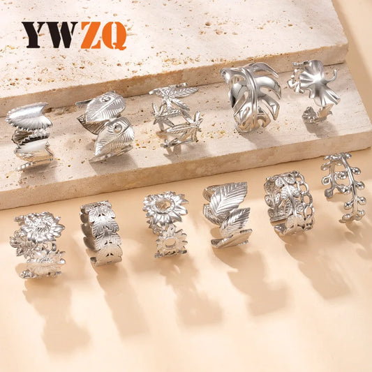 Geometric Open Ring in 304 Stainless Steel