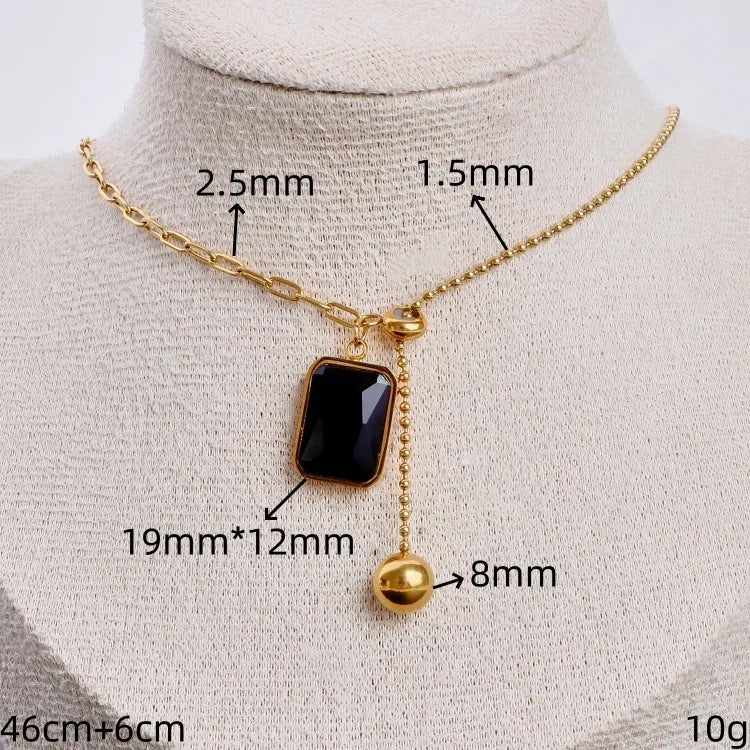 Gold Butterfly Pendant Necklace with Pearl Chain 19mm*12mm Gold 1 Piece