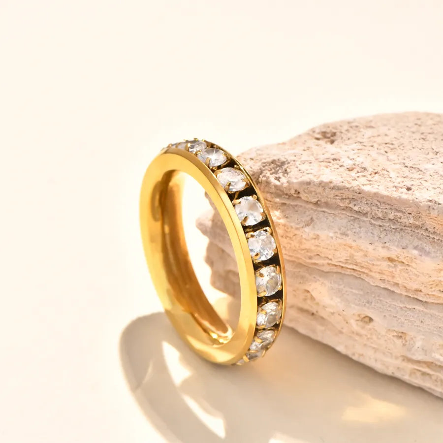 Gold Plated Irregular Heart Wave Ring