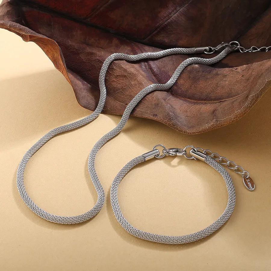 Gold Plated Stainless Steel Chain Bracelet