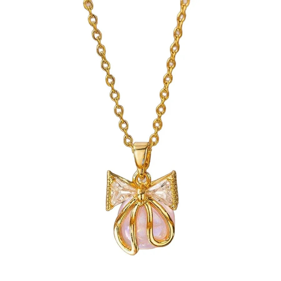 Geometric Titanium Steel Necklace for Women