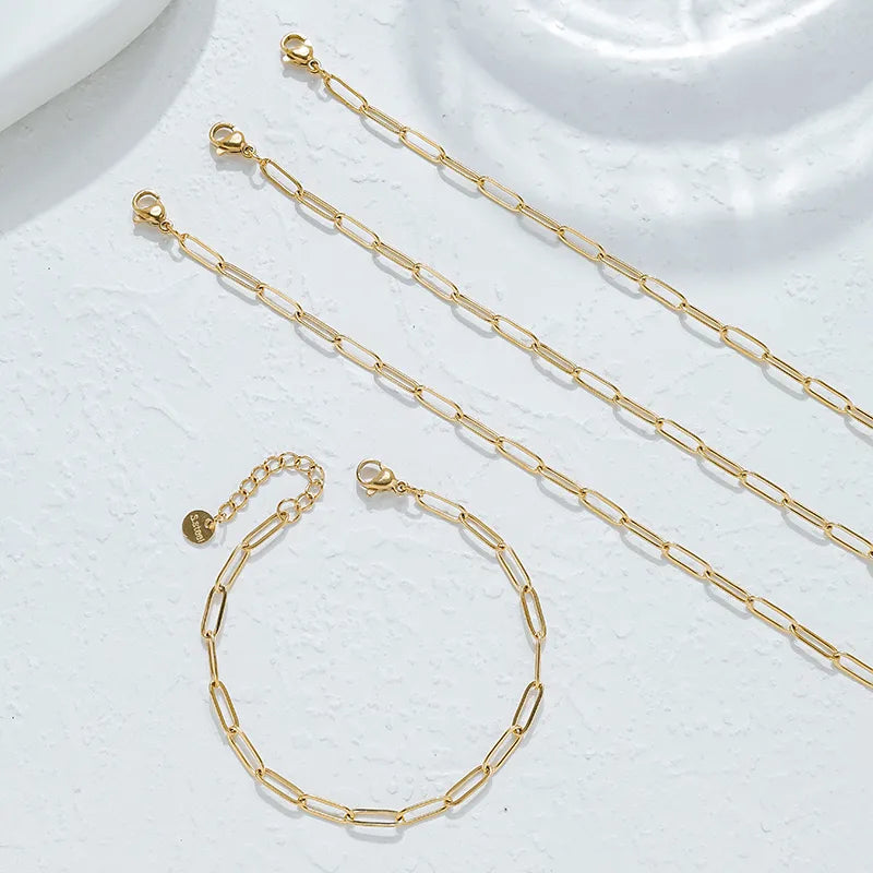 Gold Plated Stainless Steel Unisex Bracelet