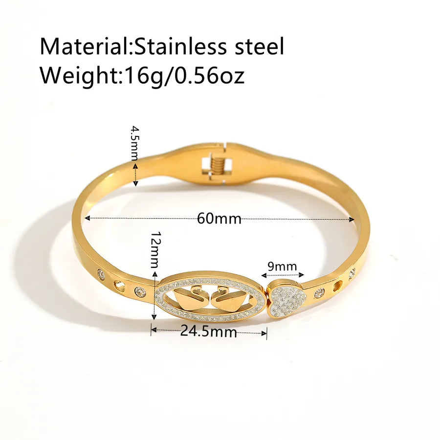 18K Gold PVD Animal Bangle – Stainless Steel