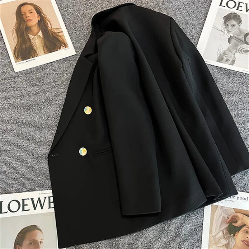 Candy Green Women's Blazer – Spring/Autumn Style black