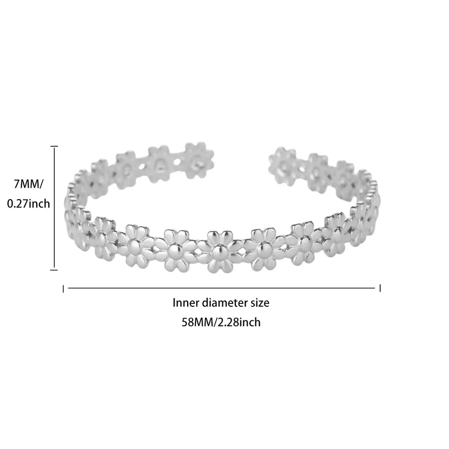 Blue Zircon Starfish Gold Plated Women's Bracelet B1923P