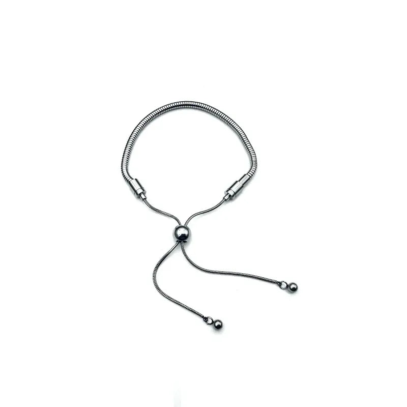 Adjustable Stainless Steel Snake Chain Bracelet