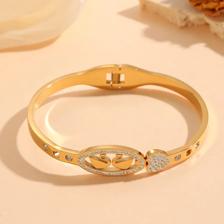 18K Gold PVD Animal Bangle – Stainless Steel