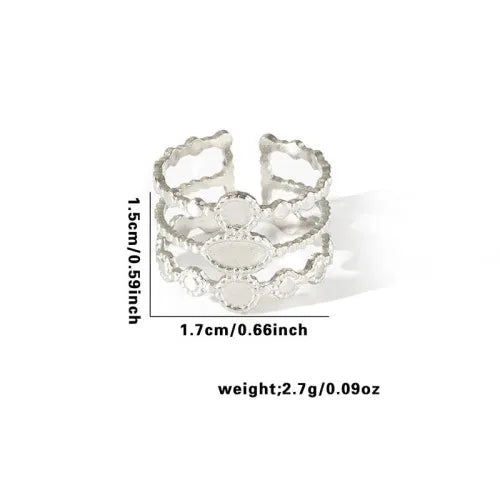 Titanium Steel Fish Tail Ring for Women