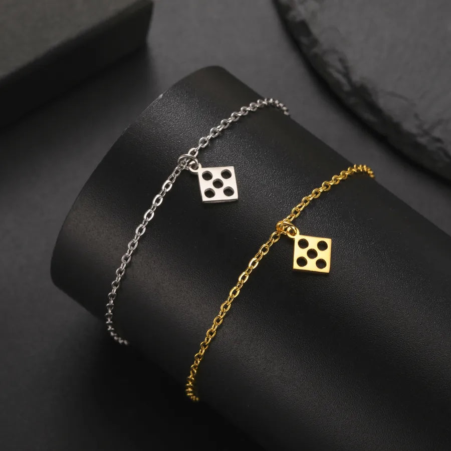 Minimalist Gold Cross Heart Bracelet