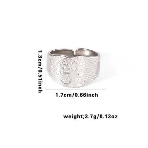 Titanium Steel Fish Tail Ring for Women