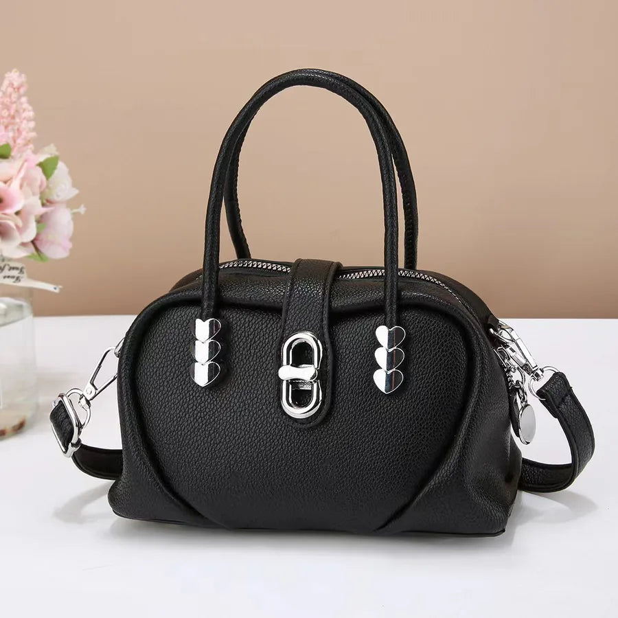 Stylish Large Summer Crossbody Handbag Black