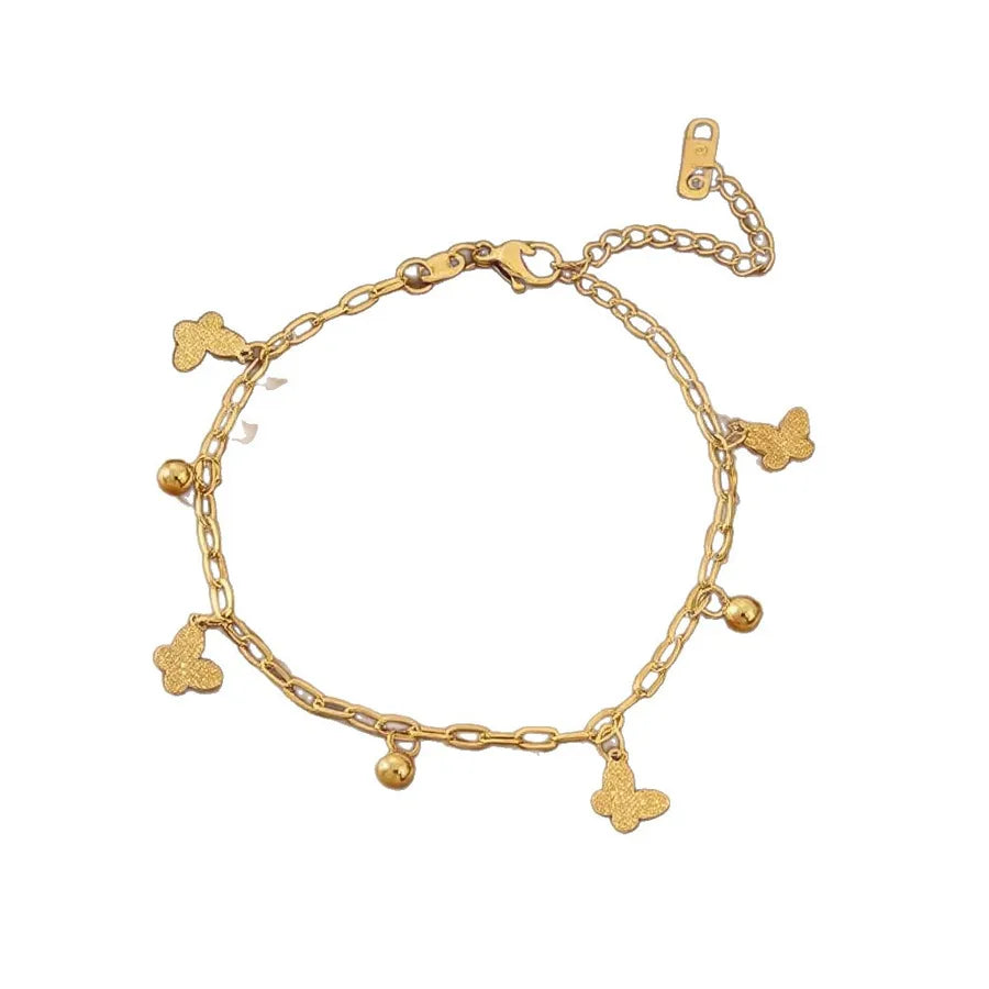 Elegant 18K Gold Plated Titanium Steel Bracelet