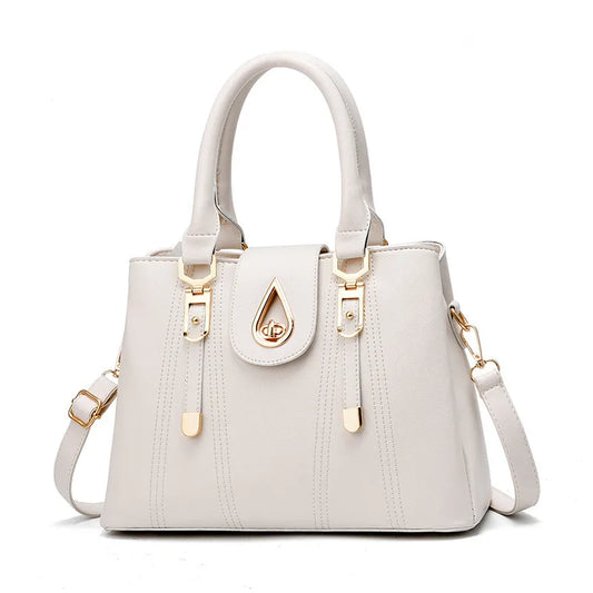 Elegant PU Leather Square Shoulder Bag