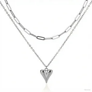 18K Gold Plated Geometric Pendant Necklace 9