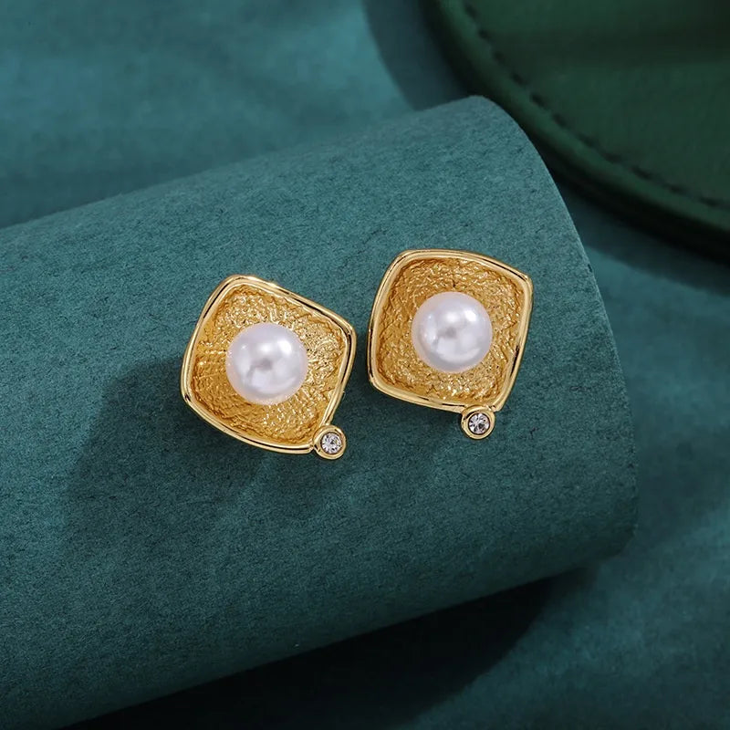 Bold Titanium Steel Large Hoop Earrings ES053