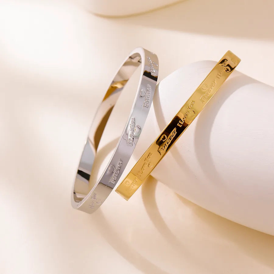 Abstract Color Block Gold Bracelet for Women