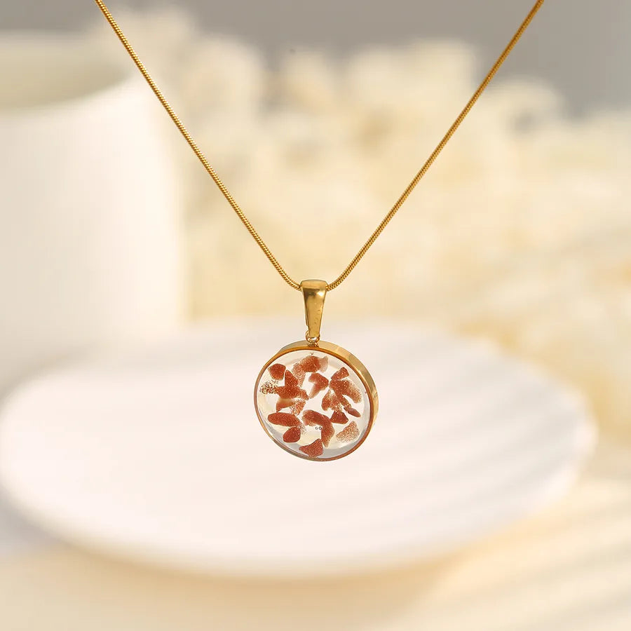 Women's Geometric Stainless Steel Necklace Set