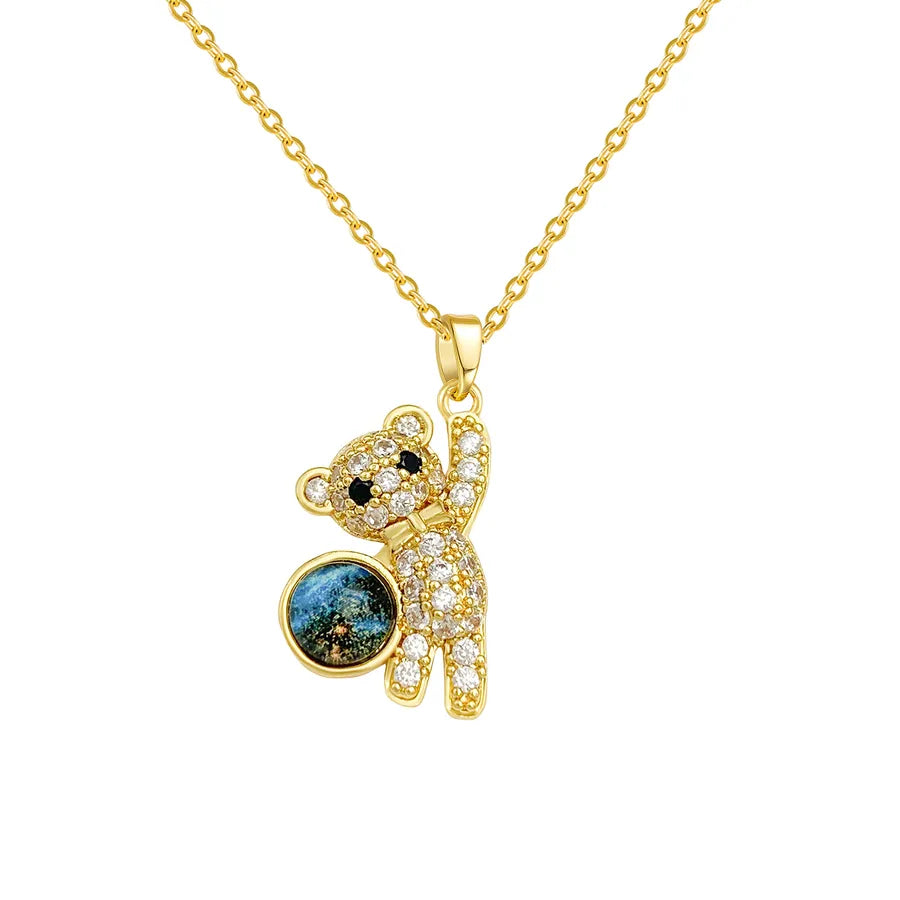 Blue Sky Star Pendant Necklace – Gold Plated