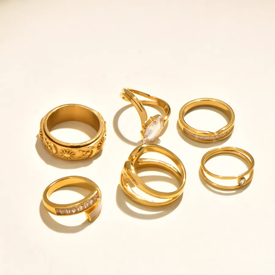 Gold Plated Boho Shell Ring