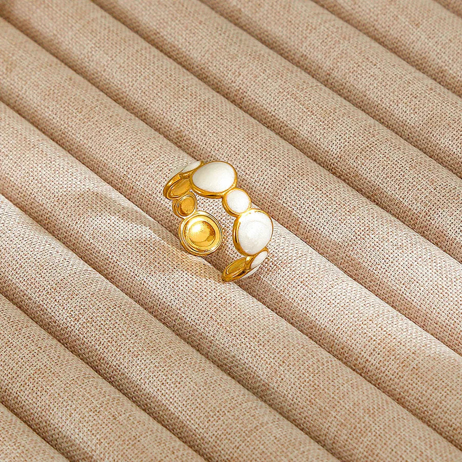 Heart Pattern Stainless Steel Ring 225