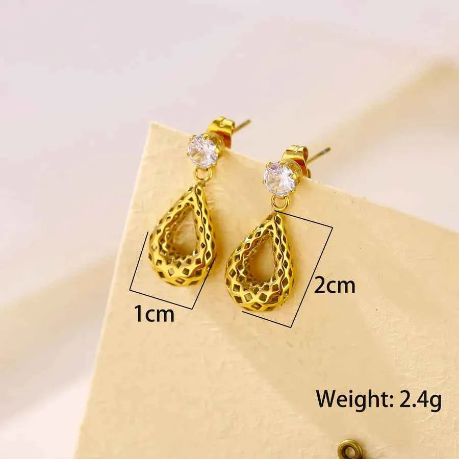 Titanium Steel Star Jewelry Set for Women