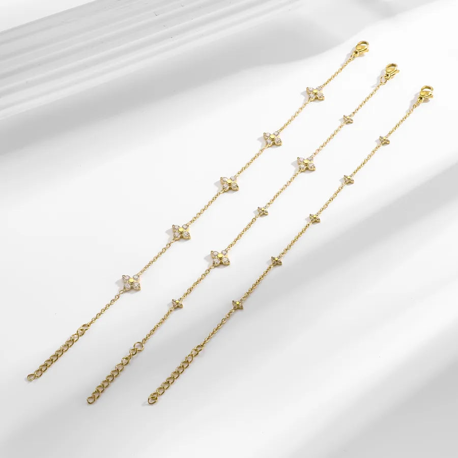 Four Leaf Clover Starry Sky Bracelet