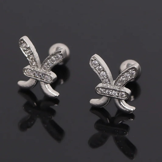 Zodiac Stone Stud Earrings – 18K Gold Plated